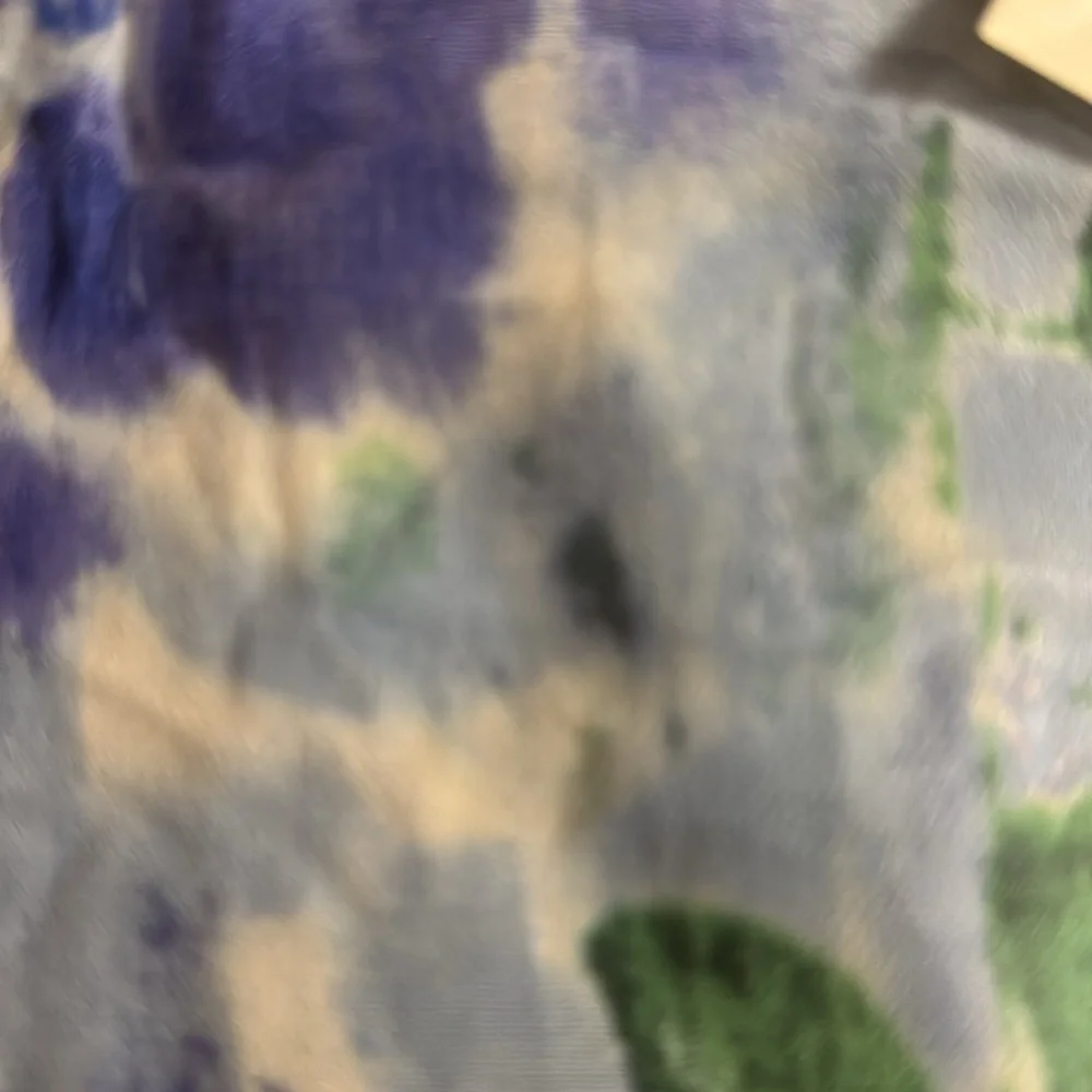 NWT Love Stitch Watercolor Floral Blue and Green Sleeveless Maxi Dress Size S/M - Picture 7 of 8